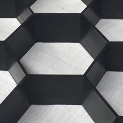 Close-up of Hexagon Brick Mold For Concrete Pavers Reusable Hex Tile Mold For DIY Garden Path And Patio Floors Easy to Use
