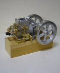 Real Deal Hit And Miss Engine Model Kit With Working Water Cooled Combustion System and Flywheel Speed Limiter, 18cm size.