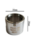 Universal Pro Grade Watch Movement Holder With Double Sided Aluminum Base for ETA 2824 2 Miyota 8200 9015 shown with measurements
