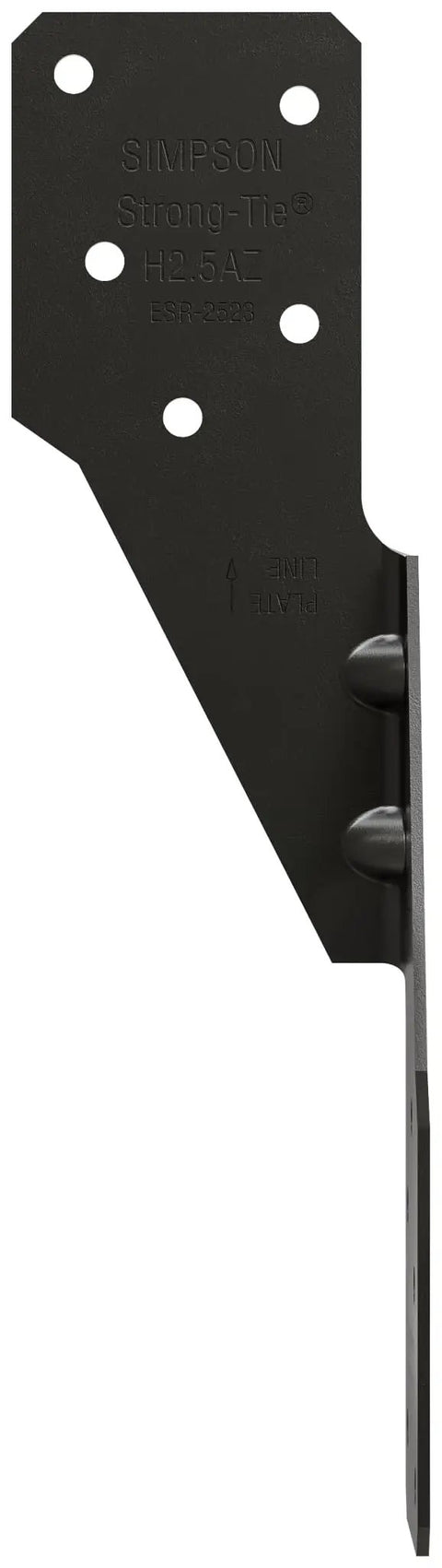 Rugged 18 Gauge ZMAX Hurricane Tie Single Sided Lumber Connector For Wall Framing Roof Decking Delivers Tough As Nails Uplift Resistance And Easy Go Install For Your Next Crew Build