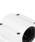 Rock Solid SC20UU Linear Motion Ball Bearing Slide Block Rolling Zero Drag For CNC Routers And 3D Printer Guide Rails close-up view showing aluminum alloy construction.
