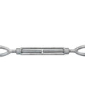Rock Solid 2 Inch X 24 Inch Eye To Eye Galvanized Turnbuckle Rated 37000 Pounds Operating As A Built Tough Heavy Hitter for rigging.