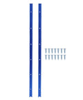 Dual Cut T Track 23.6 Inch Aluminum Alloy Two Pack Three Quarter Inch Wide With Predrilled Mounting Holes for Woodworking Jigs and Fixtures
