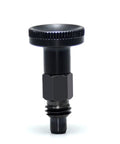 Drop Dead Solid M8 Index Plunger Positioning Pin Spring Loaded Locating Stud With Threaded Base in black color