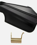 Heavy Duty EK1000003 Torsion Spring Kit For Exmark Lawn Mower Replacement Part With Deflector Chute 108-7895 And 110-6694 To Fix Your Ride On Machine Today black chute and metal spring