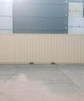 New 20 Foot Beefy Heavy Duty Steel Shipping Container For Secure Storage And Easy Transport Ideal For Modular Construction Projects And Onsite Storage Solutions front view