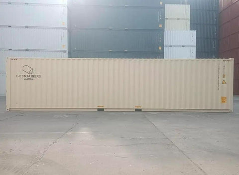 New 20 Foot Beefy Heavy Duty Steel Shipping Container For Secure Storage And Easy Transport Ideal For Modular Construction Projects And Onsite Storage Solutions front view
