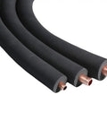 Three Quarter Inch Foam Tubing Insulation For Pipes, Durable Rubber, Six Feet Long, Inner Diameter Three Quarter Inch, Outer Diameter About One Point Five Inches, Minus Forty To One Eighty Degrees, Great For Pipes, Guitars, Utensils, Roof Racks