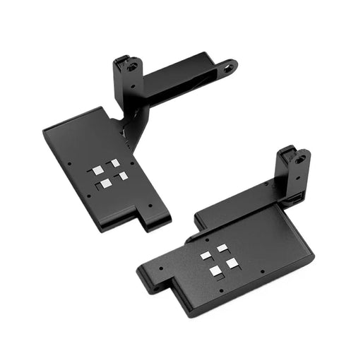 Slick Heavy Duty Hidden Door Hinge With Zero Drag Swing And Hassle Free Mounting For Wood Or Aluminum Frame Doors, black metal design.