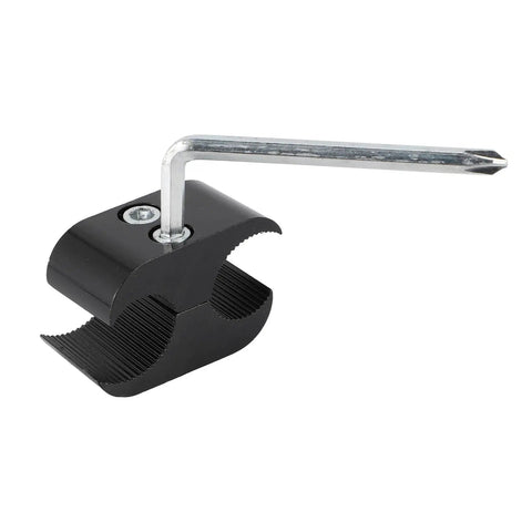 Alloy Wheelchair Pipe Clamp Multi Use Umbrella Stand Footrest Mount And Accessories Adjustable Clamp with Wrench shown