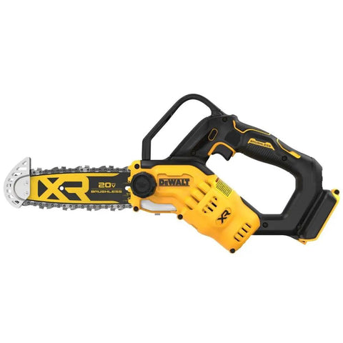Cordless Pruning Chainsaw 20V 8 Inch For Quick Yard Trims, Lightweight One Hand Comfort Grip, DCCS623B Model