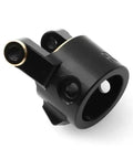 Kick Some Serious Dust On Rocky Trails With This Heavy Duty Black Brass Front C Hub Carrier for 1/10 RC Crawler Cars.