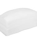 Stack of 100 Pack White EPE Foam Board Filling Bags For Fragile Items And Valuables, No Fuss Cushioning Sleeves For Moving And Shipping