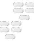 10Pcs Toilet Seat Bumpers Universal Fit For Bidet Attachments Silicone Rubber Cushions With Strong Adhesive Replacement Kit