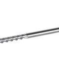 SpeTool 1/4 shank carbide end mill for aluminum, 3.5 in long, 3-flute upcut CNC router bit