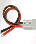 Heavy Duty 50A Double Pole Power Connector With 30Cm Flex Silicone Cable And 600V Two Pole Plug for EV Battery Solar Rig.