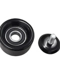 Top Notch Belt Tensioner And Idler Pulley V-Ribbed Kit For 20 24 L4 Vee Engines 06-15 Fits 25281-25000 Parts Perfect Swap Fix To Get Your Ride Running Smooth Again Today. black belt tensioner idler pulley kit with bearing and mounting stud
