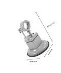 Portable Table Vise Clamp With Rock Solid Grip And No Fuss Operation For DIY Crafts Small Metal Bench Vise dimensions displayed
