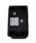 Beefy Waterproof On-Off Electromagnetic Pushbutton Switch For Bench Drill And Grinding Wheel Machine, 125V AC, 10A Rating, rear view