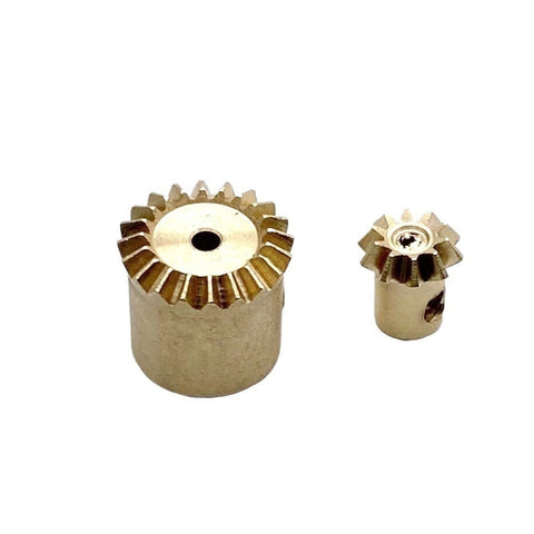 0.4 Module Bevel Gear Set 0.4M 10T 20T 90 Degree Miter Gear For 1 To 2 Transmission in metal showcase