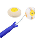 Heavy Duty Double Head Paint Roller Brush For Knocking Out Corners And Crisp Wall Edges Featuring An Ergonomic Handle
