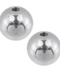 Heavy Duty M6x25mm Ball Nuts Knob Set 2 Pcs 304 Stainless Steel Female Threaded Bearings For Lighting Machinery DIY
