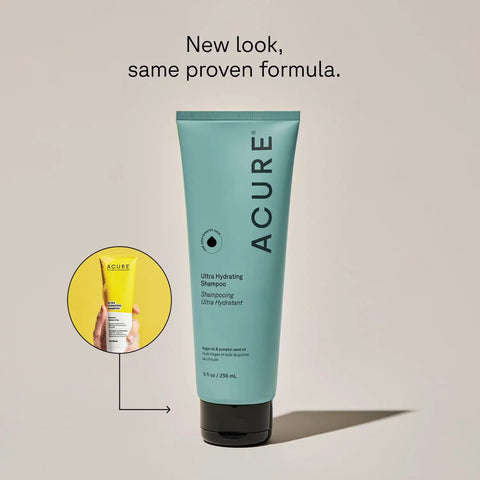 Ultra Hydrating Shampoo For All Hair Types Loaded With Argan And Pumpkin Seed Oil To Quench Thirsty Strands And Soften Dry Ends While Locking In Sweet Moisture For A Damn Fine Mane Daily in a squeeze tube.