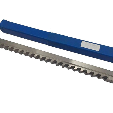 Push Type Keyway Broach Tool 12mm D For CNC Router High Speed Steel Broaching Bit with blue protective case