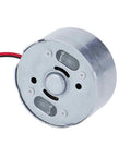 Close-up of a DC motor from a 10 Pack DC Motors 1.5V-6V Mini Hobby Motors 3000-8000 RPM For Fans RC Boats Airplanes Cars Science Experiments DIY Projects