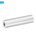 Heavy Duty Aluminum Standoff Spacer Nuts 12 Piece Pack For M3 Bolts Offering Kick Ass Durability With Top Shelf Silver Polish close-up