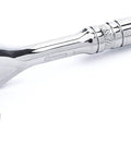 One Quarter Inch Drive Quick Release Ratchet With Teardrop Head For Tight Spaces, 72 Tooth Quick Engagement, Pro Grade Build