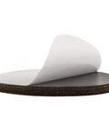 1.5 Inch Round Felt Furniture Sliders For Hard Surfaces With Self Adhesive Backing Noise Reducing Moving Pads close-up