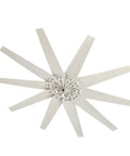 Top view of Powerful 400W Wind Turbine Kit With 10 Durable Nylon Blades for marine, RV, and home off-grid power