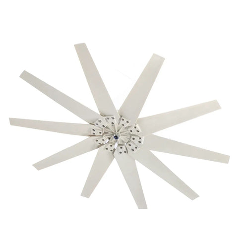 Top view of Powerful 400W Wind Turbine Kit With 10 Durable Nylon Blades for marine, RV, and home off-grid power