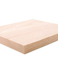 Red Oak Edge Banding Tape Roll 1-1/2 In X 50 Ft, Pre-Glued Iron-On Wood Veneer With Hot Melt Adhesive, flat view.