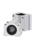 Premium Grade SC8UU 8mm Linear Motion Ball Bearing Bushing for CNC Router and 3D Printer Shafts, steel slide block.
