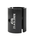 Close-up of Pair Of Aluminum Alloy Bike Handlebar Shims To Convert 25.4 To 31.8mm Or 31.8 To 35mm Universal Spacer Clamp and Stem Reducer
