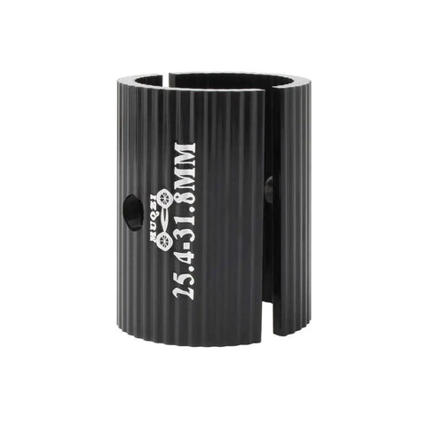 Close-up of Pair Of Aluminum Alloy Bike Handlebar Shims To Convert 25.4 To 31.8mm Or 31.8 To 35mm Universal Spacer Clamp and Stem Reducer