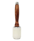 8 Inch Leather Carving Hammer For DIY Leathercraft Mallet with nylon head and wood handle, designed for stamping and tooling.