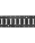 E Track Tie Down Kit With Four Rails And Twenty One Accessories For Garages And Trailers, black steel rail, rust-resistant