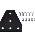 Five Hole 90 Degree Joint Board Plate Connectors Corner Angles Brackets For Aluminum Plate Hardware Accessories with screws