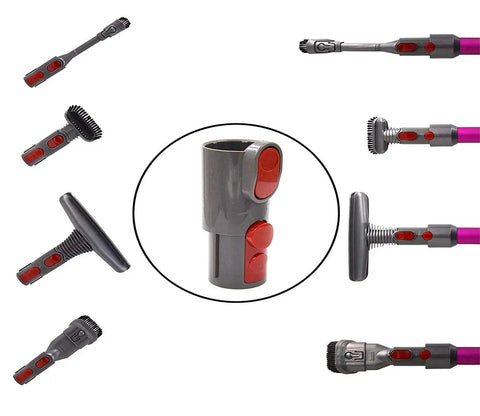 Replacement Vacuum Cleaner Attachments Kit Not OEM Grab N Go Compatible With V11 V10 V8 Cordless Vacuum Tool Set display