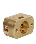 Top Quality 18mm Oldham Coupling For T8 Lead Screw Smooth Z Axis Upgrade Fit Ender 3 CR10 V2 S4 S5 And Pro Models, brass coupler