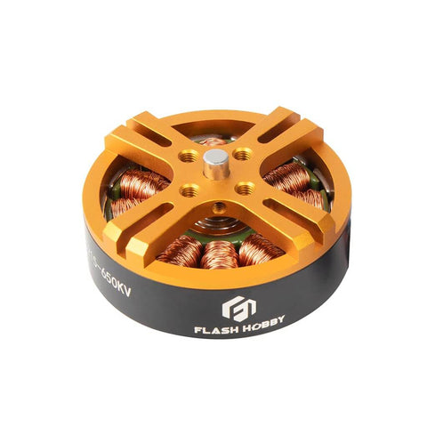 D4215 Brushless Motor 650KV Built For 3 To 6S RC Multirotor FPV, CNC machined aluminum bell, side view
