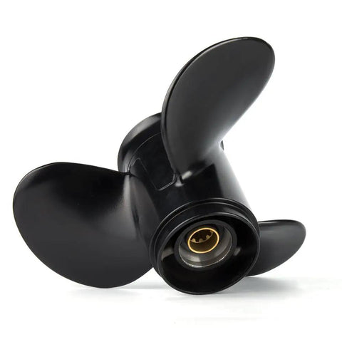 9.9 x 12 Aluminum Outboard Propeller For Tohatsu Mercury 25 30HP, 10 Spline Tooth, Right Hand Rotation, Model 3R0B64525-0 Replacement, Drop In Fit, Lightweight Marine Performance For Smooth Acceleration