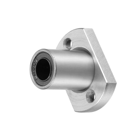 LMH8UU Two Side Flange Linear Ball Bearing Set, 8mm Bore, 15mm Outer Diameter, 24mm Length, Pack of 2, Sealed on Both Sides