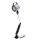 Flex Arm Led Shop Light 24V 18W For Wood Lathe And Drill Press Flicker Free Killer Brightness showing gooseneck design and aluminum body.