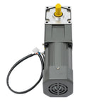 120W 110V Speed Reduction Motor With 1 To 30 Gear Reducer, Adjustable Single Phase AC Motor with Speed Controller, front view