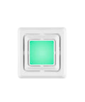 Color Changing LED Cover And Grille For Bathroom Fans With App Control And Customizable Vibe Themes, Easy DIY Install, Bright White Finish