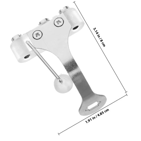 Pro Grade Stainless Steel Epee Socket Replacement For Fencing Training And Competition Heavy Duty Socket Bracket measures 3.14x1.91 inches